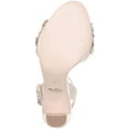 thumbnail image 6 of Badgley Mischka Libby Crystal Embellished Evening Shoe 6.5 Ivory, 6 of 9