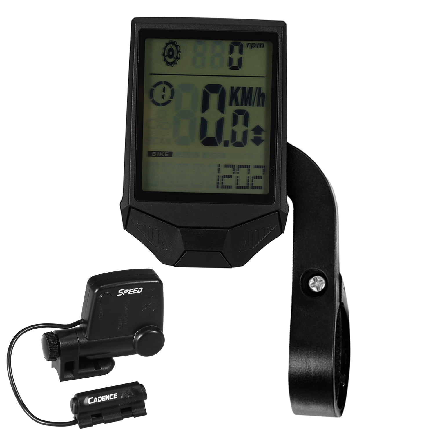 bike computer with cadence and speed