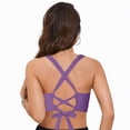 thumbnail image 5 of HCNTES Women's Solid Triangle Bikini Top Sexy Halter String Micro Bathing Suits Tops(XXL,a72-purple), 5 of 9