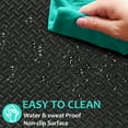 thumbnail image 7 of 24-Pack EVA Foam Interlocking Flooring Tiles, 24x24 Inches, 0.4 Inch Thickness, Cushioned Protection for Home & Gym Equipment, 7 of 7