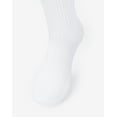 thumbnail image 6 of Hanes Unisex Plain White Socks Pack, 6 Pairs, Crew M, 6 of 7
