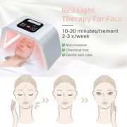 BeautifyEase Red Light Therapy for Face, 7 in 1 Colors LED Face Mask Skin Care Tool
