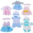 thumbnail image 1 of Set de ropa para muñecas BABESIDE para muñecas de 20 a 25 cm, 6 unidades, 1 of 6