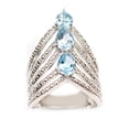 thumbnail image 1 of 925 Sterling Silver Sky Blue Topaz Ring, 1 of 4