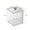 A, variant on Clear Acrylic Qtip Holder with Golden Lid Portable Cotton Swab Organizer for Vanity Bathroom Office Desk,A