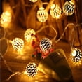 thumbnail image 1 of Guirnalda de luces solares Dephen, 4,6 m, 20 LED, color blanco cálido, impermeable, 1 of 7