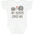 thumbnail image 3 of Inktastic My Auntie Loves Me Boys or Girls Baby Bodysuit, 3 of 5
