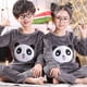 thumbnail image 1 of Disney Winnie The Pooh Winter Coral Fleece Pijamas para padres e hijos para una familia de tres gruesos dibujos animados de franela Homewear SuitXL altura 165-170cm zhangyuxiang CONDUJO, 1 of 2