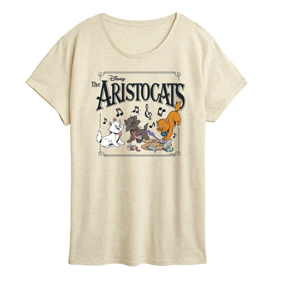 Disney - The Aristocats - Aristocats - Women's Short Sleeve Graphic T-Shirt