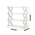 thumbnail image 2 of Jubipavy Closet Shoe Organizer Shoe Rack Shoe Rack Organizer Four Tier Shoe Rack Daily Use Bedroom Closet Entryway Bedroom, 2 of 6
