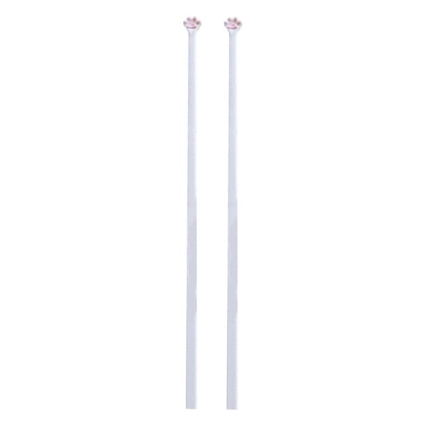 Juego de palillos con estampa de patas | Lindos utensilios para comer reutilizables, ligeros y antideslizantes | Resistente al calor de grado alimenticio | 2 piezas, 4 piezas, 6 piezas, 8 piezas, 10