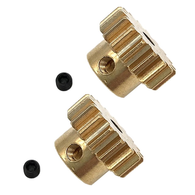 2x Piñón de Engranaje de Motor de tón 17T 3,175 Diámetro CUTICAT Piezas de coches RC