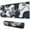 Gray-white Cartoon Camouflage, variant on Green Military Camouflage mouse Padswaterproofnon Slip for Office Home Work Gaminggaming Mouse PadRubber Base Mousepad with Stitched Edges 31.5x11.8inches