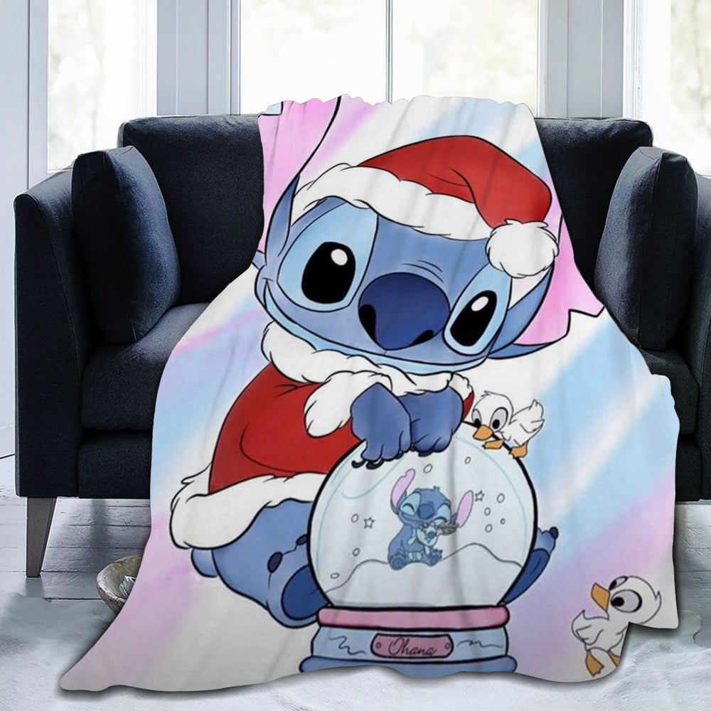 Lilo & Stitch Blanket Flannel Fleece Bedding Blankets All Season Ultra Soft for Bed Couch Chair Fit Kids and Adults/XL-150*200cm, Other