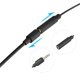 thumbnail image 3 of Micrófono Lavalier BOYA Cardioide Lavalier Lapelier Micrófono con clip Cabezal doble desmontable con 3.5 mm TRS a cable Lightning Compatible con teléfonos inteligentes iOS BOYA  Micrófono Lavalier, 3 of 5