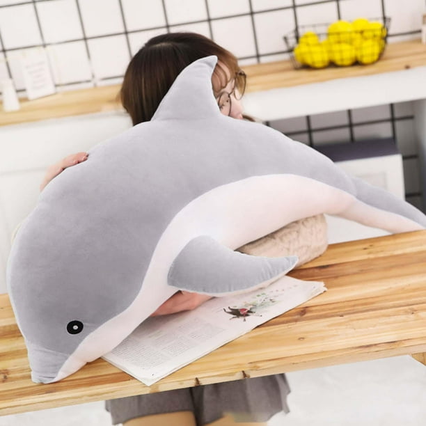 Simulation Dolphin Plush Toy Dolphin Stuffed Animals Toy for Bedroom Sofa 50cm
