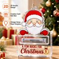thumbnail image 4 of Acrylic Christmas Money Holder Ornament, Cash Gift Card Holder with Velvet Ribbon for Tree, Mantel, and Holiday Display, 4 of 10