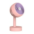 thumbnail image 2 of HOARBOEG Desk Fan for Bedroom Desk Fan Rechargeable Portable Usb Charging Fan 3 Speed Adjustable for Desk, Bedroom, Living Room, Office, 2 of 8