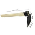 thumbnail image 2 of Yiaieng Hand Cultivator, Mini Hoe with Wooden Handle Garden Hand Hoe Hand Cultivator (38*8.5*10.5Cm), 2 of 10