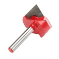 thumbnail image 2 of Bottom Cleaning Router Bit Woodworking Cutter Bottom Cleaning Router Bit CNC Carving Machine Cutting Tool 6x28mm, 2 of 8