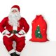 thumbnail image 2 of Mochila Navideña «Aventura De Papá Noel», Bolsa Festiva De Tela No Tejida Con Adornos., 2 of 4