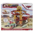 thumbnail image 3 of Disney Pixar Cars Radiator Springs Mountain Race Playset, Lightning McQueen & Jackson Storm Toy Cars, 3 of 7