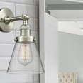 thumbnail image 2 of 203-SN-G61 Innovations Lighting Cone - 1 Light Wall Sconce In Industrial Style-10 Inches Tall and 6.25 Inches Wide-Brushed Satin Nickel Finish-Matte, 2 of 4