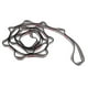 thumbnail image 5 of Correa de cadena tipo margarita con lazo de cinta para aparejo de árboles de escalada, cordón de seguridad de 22 nudillos 180cm, 5 of 7