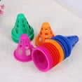 thumbnail image 2 of Raindrops 50 PCS  Multi-purpose Windproof Thickened Plastic Cones for Soccer Roller Skating Physical Sports Training, 2 of 8