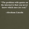 thumbnail image 3 of CafePress - Abraham Lincoln Internet Quote T Shirt - Men's Classic Graphic Cotton T-Shirt, 3 of 4