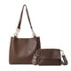 thumbnail image 2 of Bolsos de mujer de moda, bolso multifuncional de gran capacidad, conjunto de dos piezas, bolso de hombro tipo bandolera que combina practicidad y moda, bolso de PU para mujer., 2 of 7