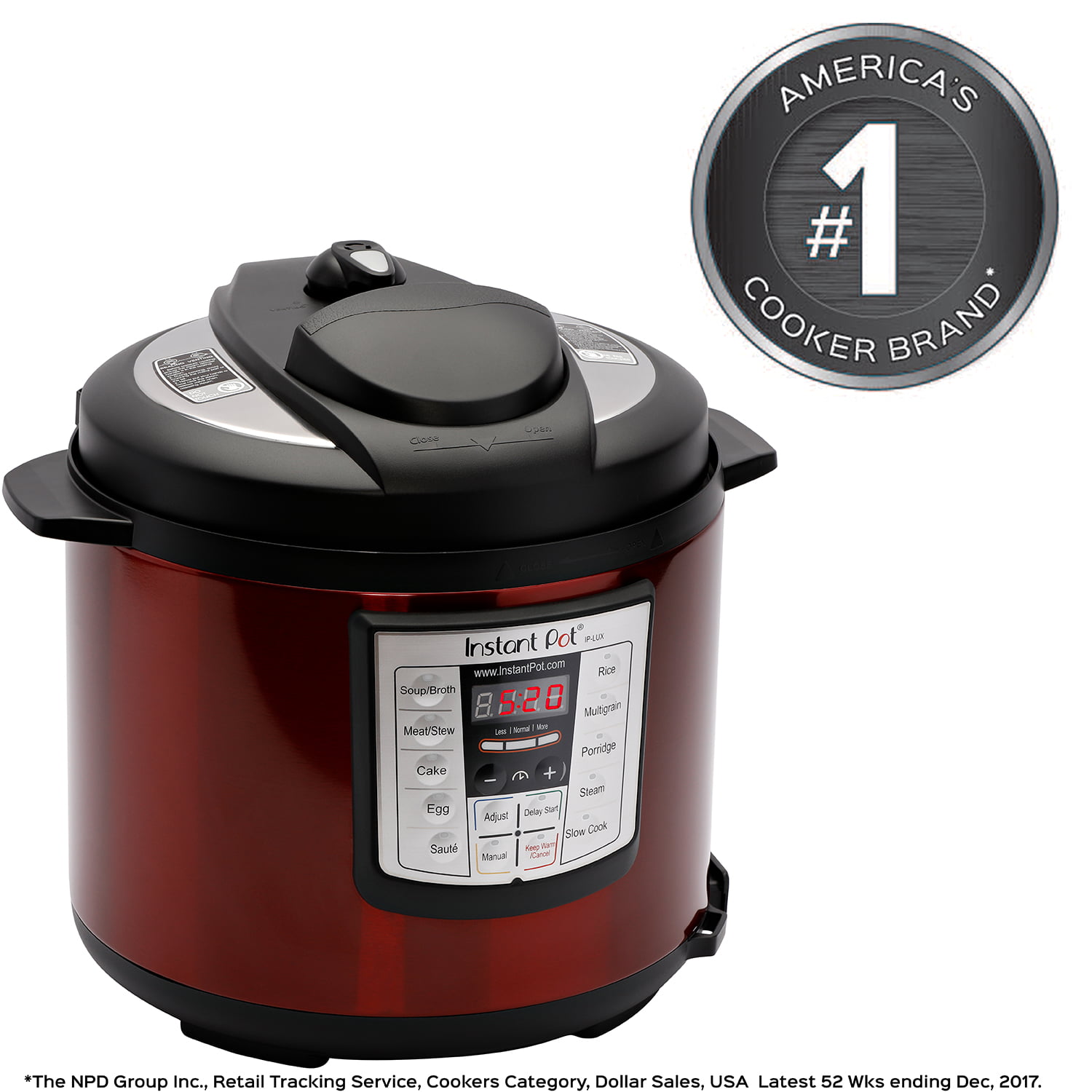 Instant Pot Duo™ 6 Quart Multi-Cooker, Red Stainless Steel
