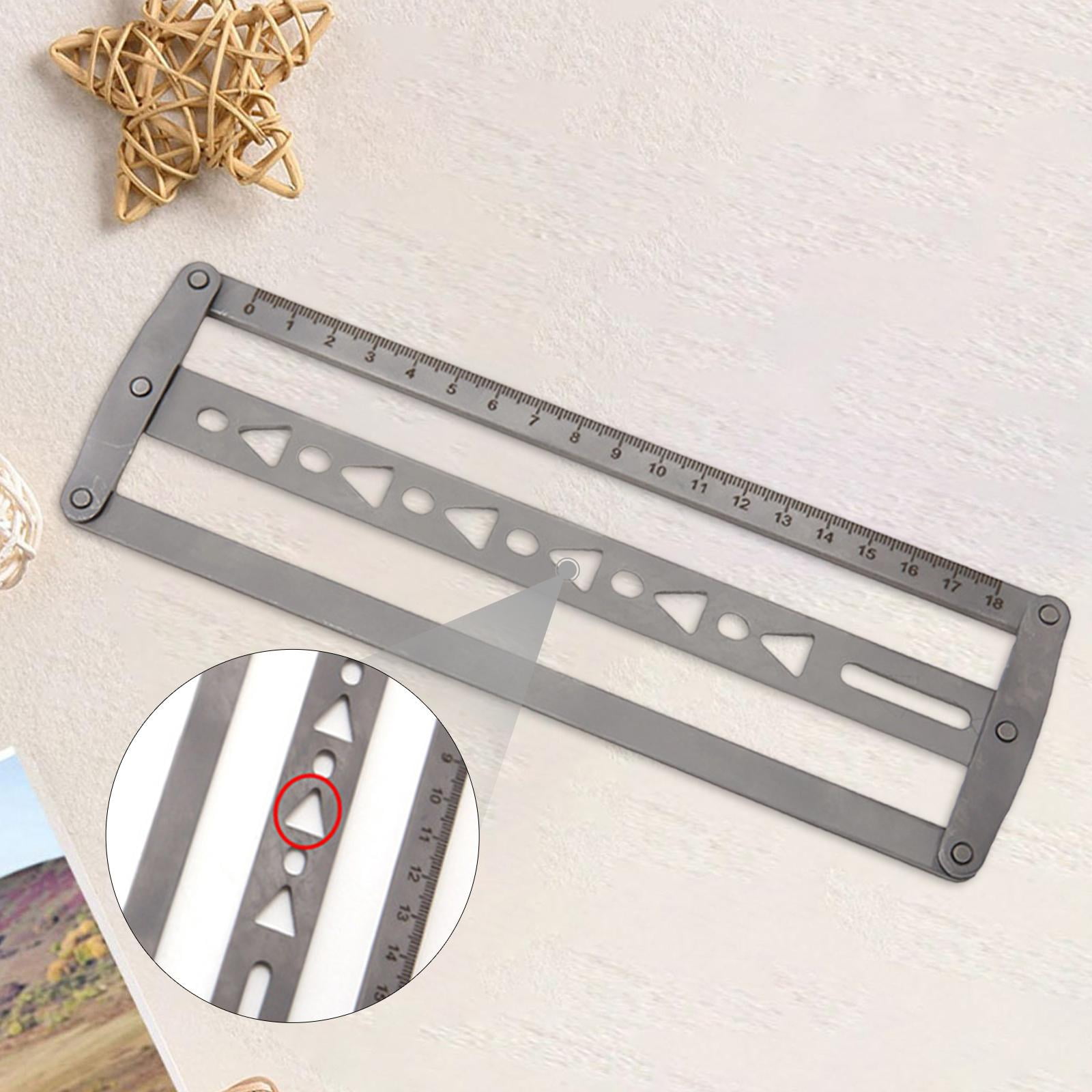 FVDPWYE Belt Positioning Auxiliary Ruler DIY Handcraft Belt Hole Punch Belt End Tool Triangle