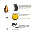 thumbnail image 4 of Lámpara De Césped Con Energía Solar Exquisita Luz De Calle De Tierra Varilla De Caña Ángel Llama Luna Lámpara Solar Led Decorativa Vidrio De Hierro Ip44 A Prueba De Agua Para Jardín Césped Pasarela Yuarrent HA026466-03, 4 of 5