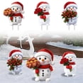 thumbnail image 3 of TIELUTT Interesting Xmas Snowman Garden Ground Stake Adornment Colorful Garden for 60 Yard Signs Customized Graduation Windmill Holder Garden Flag Holder Clips Cemetery Flowers for Vase with Foam, 3 of 3