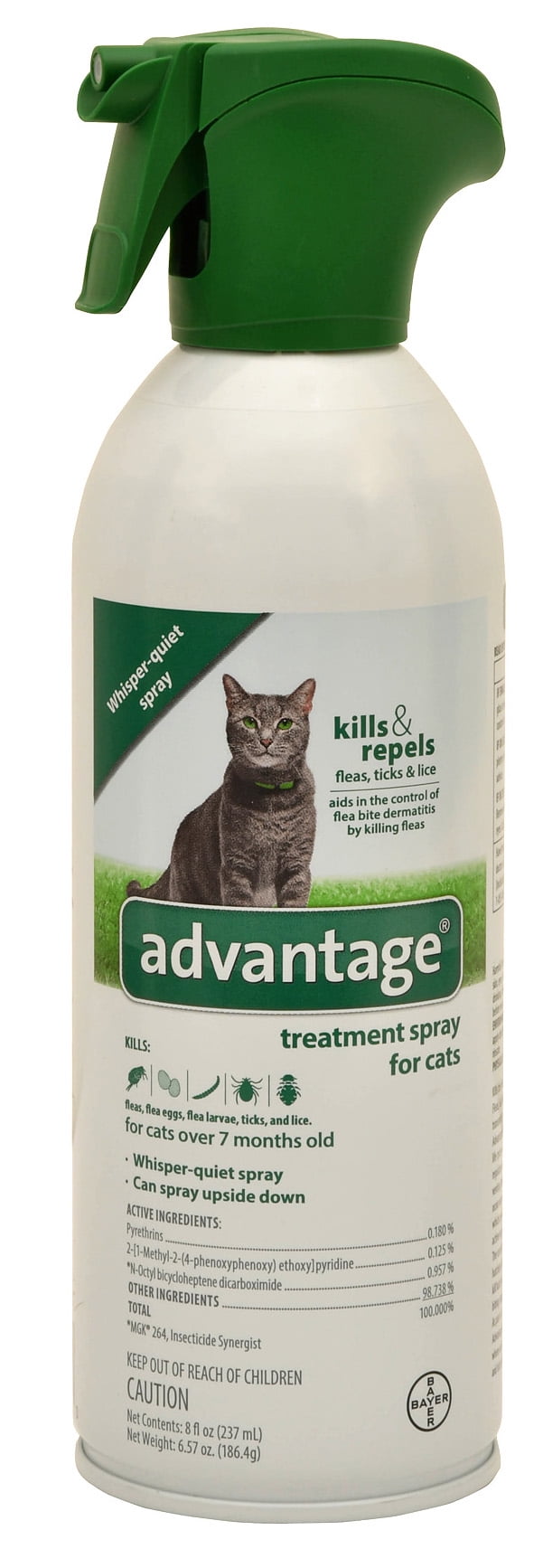 advantage flea treatment spray for cats