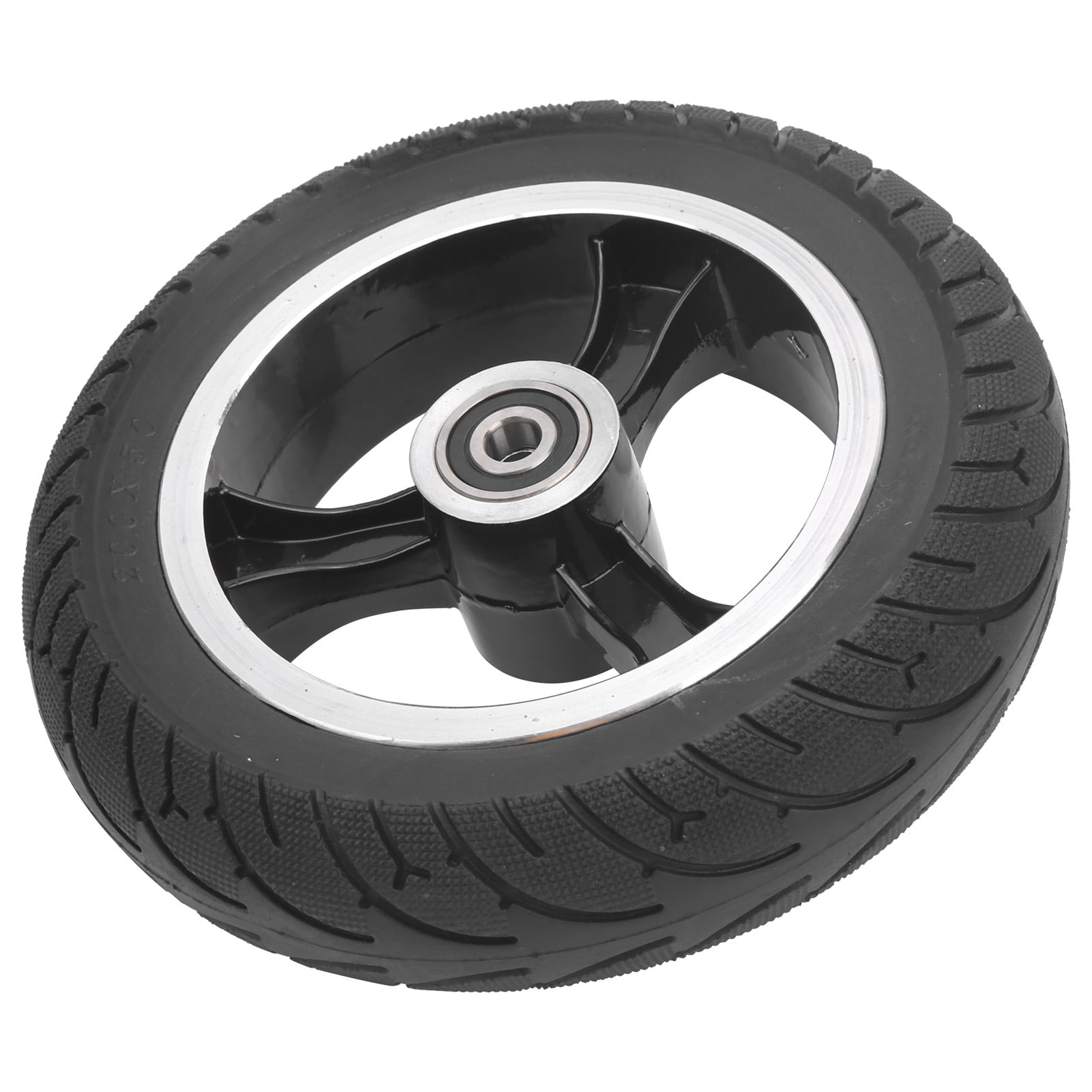Electric Scooter Solid Wheel, Solid Tire NonPneumatic Tire With Hub 200x50 Solid Tire 8in