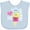 AE-Light Blue, variant on Inktastic I Love Ice Cream with Cute Ice Cream Cone Boys or Girls Baby Bib