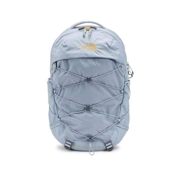 The North Face Womens Borealis Luxe Backpack, Frost Grey/Gold, One Size