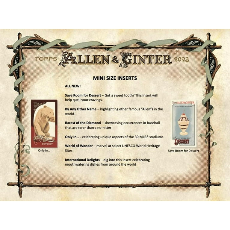 topps allen&ginter mlb 未開封box アレジン topps allen&ginter mlb 未開封box アレジン topps allen&ginter