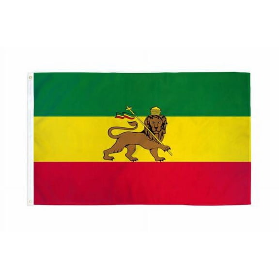 2x3 Lion of Judah Ethiopia Flag 2'x3' House Banner Grommets 100D