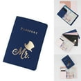 thumbnail image 2 of ZPAQI PU Leather Passport cover for Women Men Bride Travel Wedding Gift Lover Couple, 2 of 16