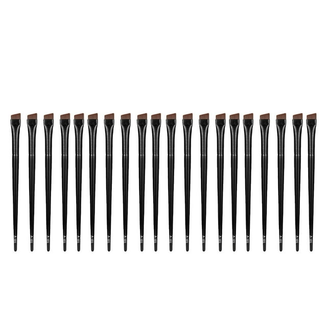 5/10/20/50Pcs Eyebrow Brush Professional Eyeliner Brushes Multifunction Small Angled Women Makeup Tool Reusable Cosmetic Tools A101(20pcs)