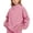 G100 Pink, variant on LUGOGNE Boys Girls Sweatshirt Mock Neck Pullover Sweatshirt Soft Fall Winter Casual Drop Shoulder Tops Kids Back to School Basic Outfits