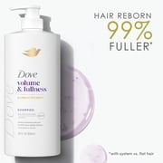 Dove Shampoo for Fine, Thin Hair Volume & Fullness with Bio-Protein Care Technology and Biotin, 28 Fl Oz