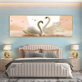 thumbnail image 3 of Pósteres e impresiones de One Piece Swans Love, pintura en lienzo de animales, arte de pared para sala de estar, dormitorio, decoración moderna del hogar sin marco, 3 of 5