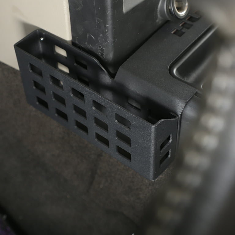 Co-Pilot Grab Bar Storage Tray For Hummer H2 2003-2007 - Black ABS Organizer Box, No-Tool Installation