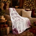 thumbnail image 3 of Mentor Leader Legacy Floral Design Elegant Motivational Watercolor, Festive Holiday Scene, Warm Flannel Blanket for Living Room and Family Room, Art Lovers Christmas Gift, Festive Home Decor, 3 of 9