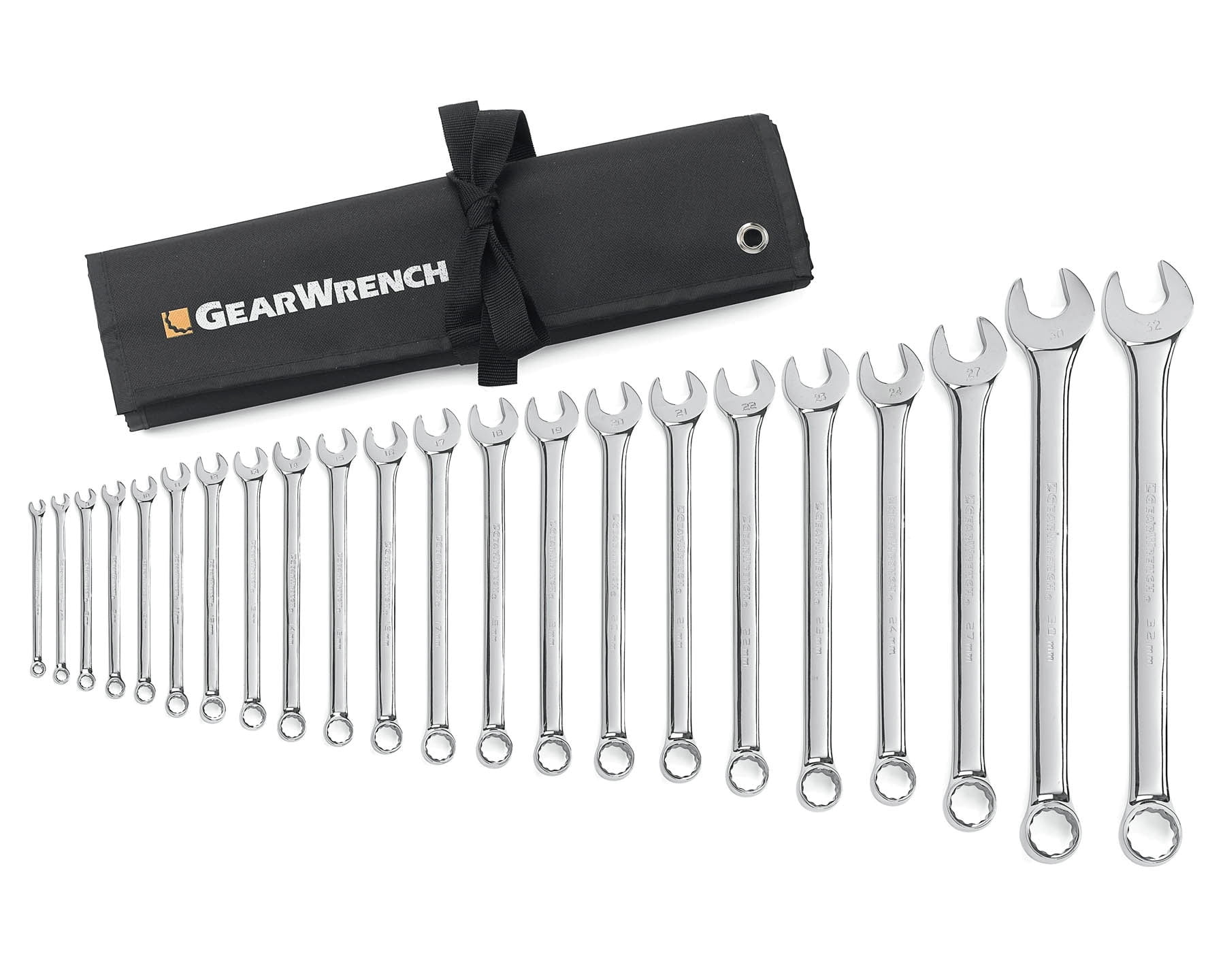 CRAFTSMAN TOOLS 18pc FULL POLISH Double Box End SAE METRIC MM Inches Wrench set 