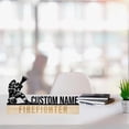 thumbnail image 5 of Handmadetneonsign Firefighter Metal Nameplate, Firefighter Desk Nameplate, Fire Fighter Desk Name Plate Decor 52979, 5 of 5